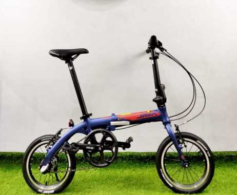 JAVA X3 ALLOY 14 INCH Sepeda Lipat Blue
