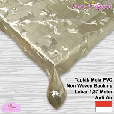 Tren-D-home - Taplak meja makan modern kulkas ruang tamu plastik pvc meteran elegan anti air minyak
