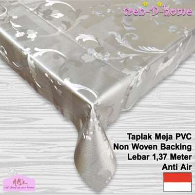 Tren-D-home - Taplak meja makan modern kulkas ruang tamu plastik pvc meteran elegan anti air minyak