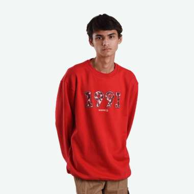 Roughneck SS079 Ruby 1991 Burner Crewneck L