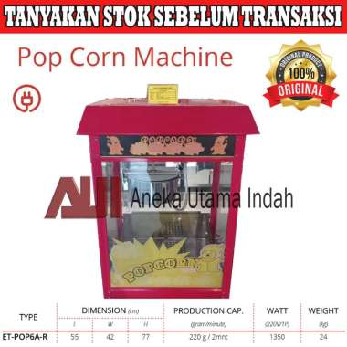 GETRA ET-POP6A-R Popcorn Machine/Popcorn Maker (Mesin Popcorn)
