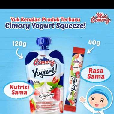 Promo Harga Cimory Squeeze Yogurt Blueberry 120 gr - Blibli