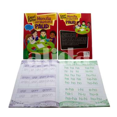 Buku Anak TK PAUD - Cepat Pintar Menulis dan Membaca, belajar menulis