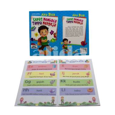 Buku Anak TK PAUD - Jago Membaca Tanpa Mengeja, belajar membaca