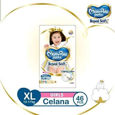 MamyPoko Pants Royal Soft Girl Popok Bayi XL-46
