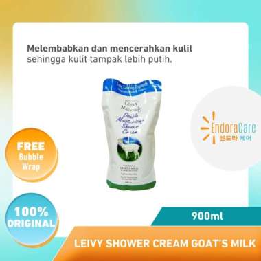 LEIVY Shower Cream GOAT'S MILK 900ml Refill