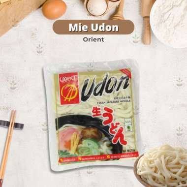 Orient Udon Halal - Japanese Style Noodle 200Gr - Udon Orient
