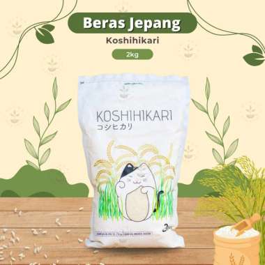 Beras Jepang Japonica Koshihikari 2 Kg - Beras Jepang Organik MPASI