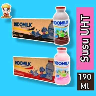 Promo Harga Indomilk Susu Cair Botol Cokelat 190 ml - Blibli