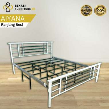 Ranjang Besi - Ranjang Modern Minimalis Aiyana BF Bung bed 180x200