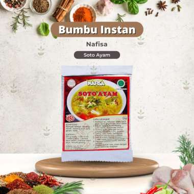 Nafisa Bumbu Instan Soto Ayam 28gr - Bumbu Soto Ayam Nafisa