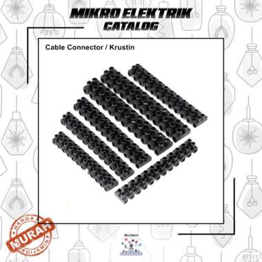 Enter - Terminal Blok Krustin Hitam 6MM - 10MM - 12MM - 16MM 12MM - 15A