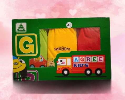 Celana anak cowok AGREE KIDS Isi 3 pcs XL