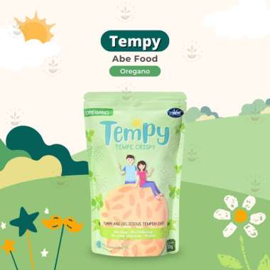 Abe Food Tempy Tempe Crispy Oregano - Cemilan Keripik Tempe Oregano