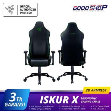 Razer Iskur X Ergonomic Gaming Chair - Green