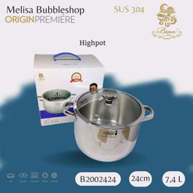 Bima Origin Premiere High Pot 7.5L 24cm, SUS 304 B2002424