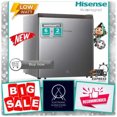 KULKAS PORTABLE / MINI BAR HISENSE RR58D4IGN RR 68D4IGN SMART SUPER COOLING LOW WATT MINI BAR HISENS