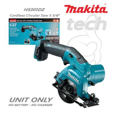 Mesin Cordless Circular Saw Baterai 3" Makita HS301DZ - Unit Only