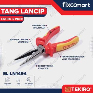 Tekiro Tang Lancip Listrik 8 Inch / Tekiro Tang Elektrik