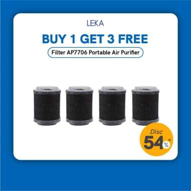 LEKA - AP7706 Car Air Purifier - Replacement Filter HEPA11 Bundle 4 filter