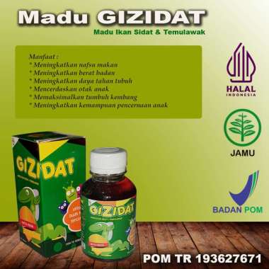 Madu GIZIDAT Ikan Sidat |Penambah Nafsu makan