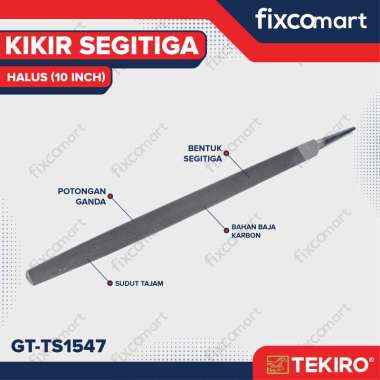 Kikir Segitiga Tekiro / Kikir Tekiro 10 Inch / Kikir Halus