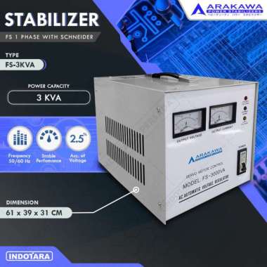 STABILIZER ARAKAWA FS 1 PHASE FS 3KVA