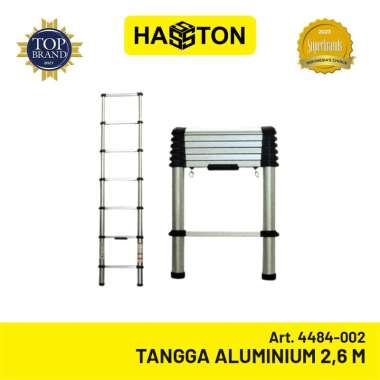 Hasston Tangga Aluminium Telescopic / Tangga Lipat Premium (4484-002)
