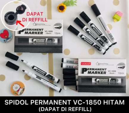 VANCO Spidol Permanen Besar / Permanent Marker Vanco V-531 ISI 1 SPIDOL