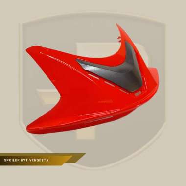 KYT Vendetta 2 Spoiler Helm Semua Ukuran Red