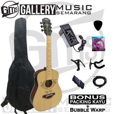 Gitar Akustik Elektrik ΒΎ Baby Taylor Equalizer 7545r PAKET AKUSTIK MURAH