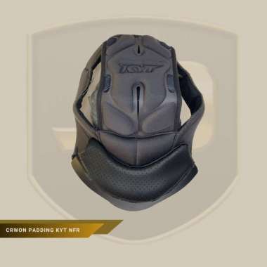 KYT NFR Crown Pad Helm Semua Ukuran Black