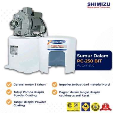 SHIMIZU PC250BIT Pompa Air Jet Pump Otomatis 250 Watt PC-250 BIT