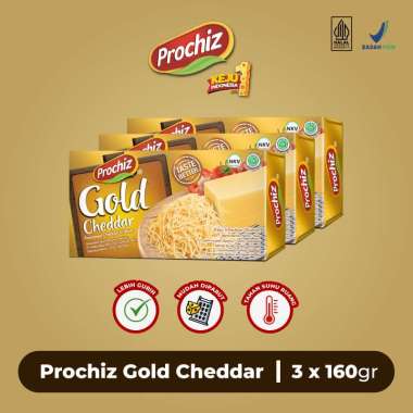 Promo Harga Prochiz Gold Cheddar 160 gr - Blibli