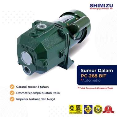 SHIMIZU PC268BIT Pompa Air Jet Pump Otomatis 250 Watt PC-268 BIT