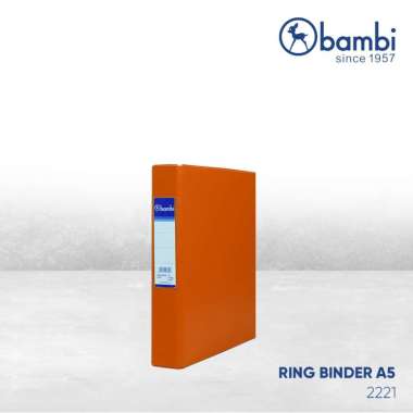 Bambi 2 Ring Binder 2221 - A5 Photocard/Namecard/Presentation/Album Orange