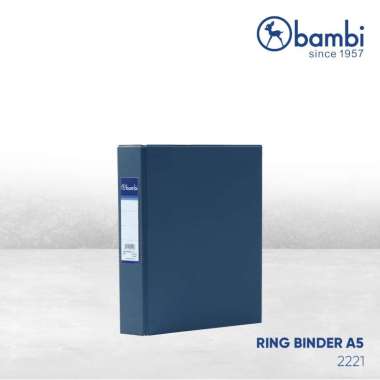 Bambi 2 Ring Binder 2221 - A5 Photocard/Namecard/Presentation/Album Blue