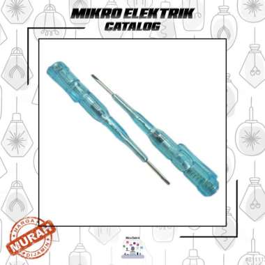 Obeng Testpen / Testpen Listrik Pipih