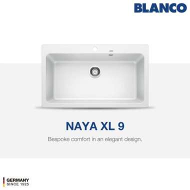 Kitchen Sink Bak Cuci Piring Granit 1 Lubang BLANCO Silgranit NAYA XL 9 - Pemasangan Topmount Underm