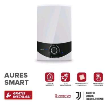ARISTON Aures Smart Water Heater Instant Listrik Elektrik 2400 Watt