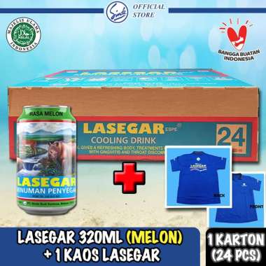 Lasegar 320 ml Melon- 1 karton isi 24 kaleng