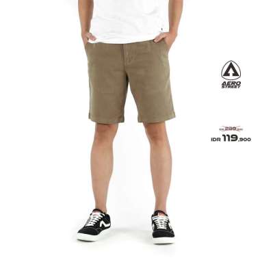 Aerostreet Chinos Pendek Emilio Khaki Celana Chino EAAAA 30