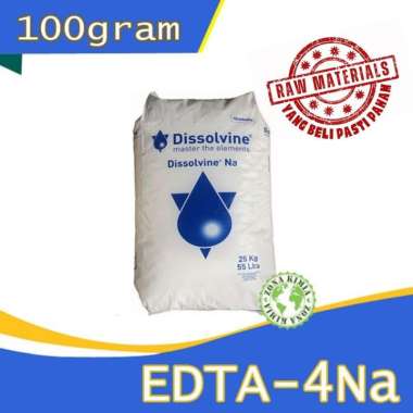 EDTA 4 Na 100gram EDTA4Na 100 gram EDTA-4Na Bahan Sabun / Vitamin Aki