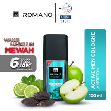 ROMANO Active Men Cologne Ambition 100 ml - Parfum Pria