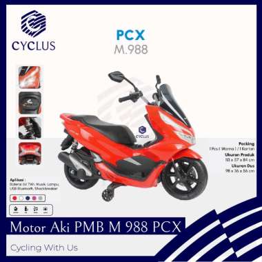 Sepeda Motor Aki Mainan Anak PMB M-988 PCX