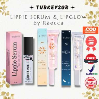 Lippie Lippie Serum By Raecca Lippie Glow Pop AM PM By Raecca Lip Serum Bibir 6ml Original Full Size