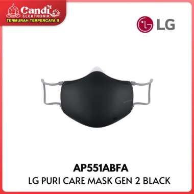 LG PURICARE MASK WEARABLE AP551ABFA / MASKER AP551AB FA - GEN 2 Hitam