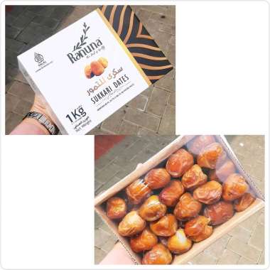 Buah Kurma Sukari 1kg Kurma Sukari Ranuna Kemasan 1kg