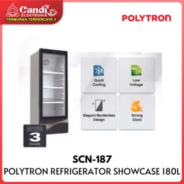 POLYTRON SHOWCASE SCN-187 - Showcase Fastcool SCN 187 / SCN187 - 180L