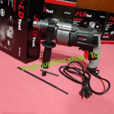 MESIN BOR 13MM bisa CORAN KERAS HAMMER BESI KAYU merk JLD DEKWE JLD 13-2